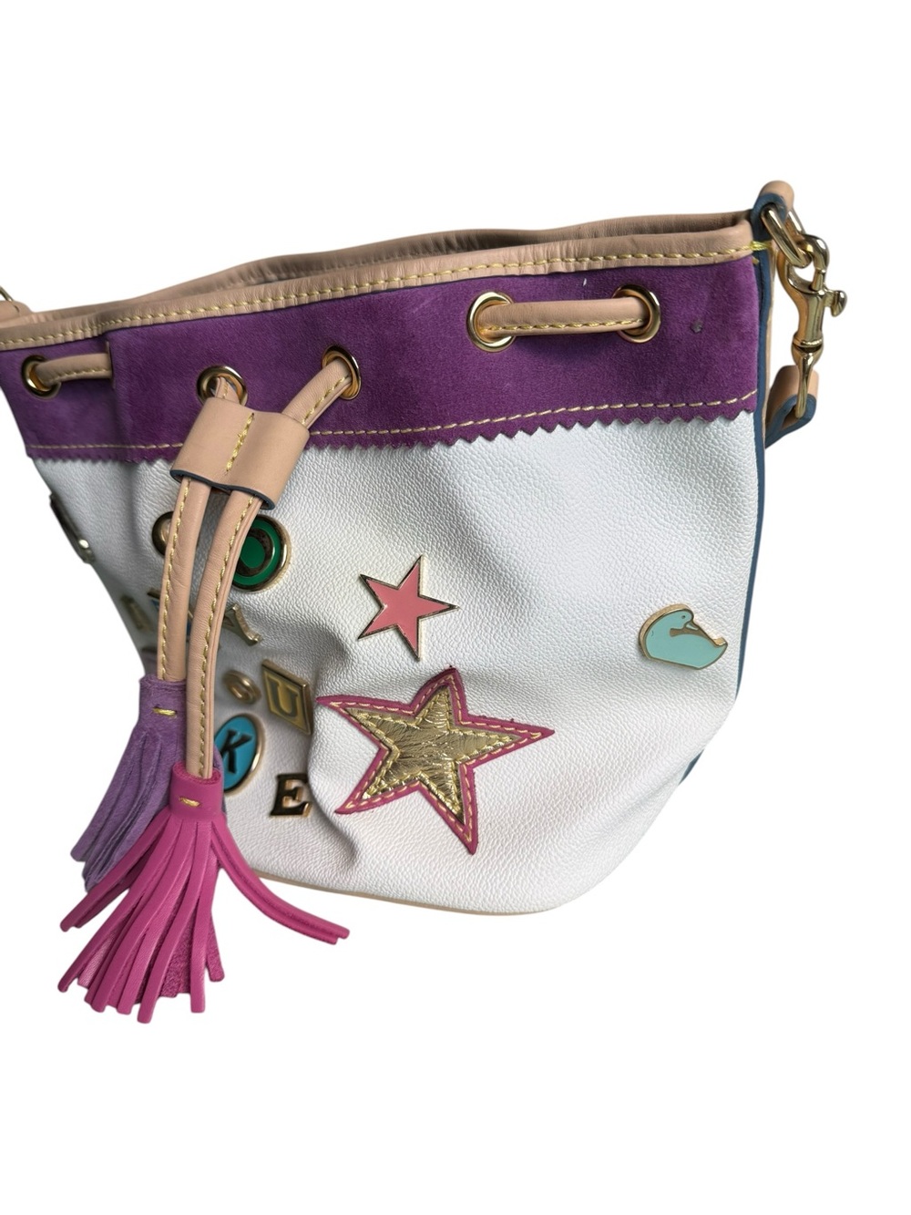 Vintage Dooney & Bourke x Lindsay Lohan Bucket Bag #6 - Picture 3 of 15